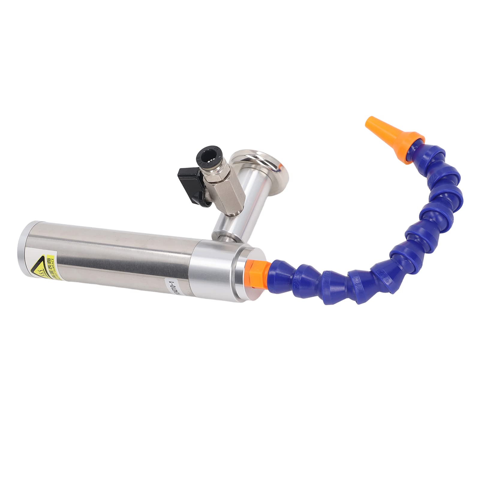 Pistola de Enfriamiento de Aire Frío Vortex, Pistola de Enfriamiento de Aire Frío de Alta Eficiencia Anticorrosión de Aleación de Aluminio, Juego de 5 Piezas para Procesamiento de Troqueles