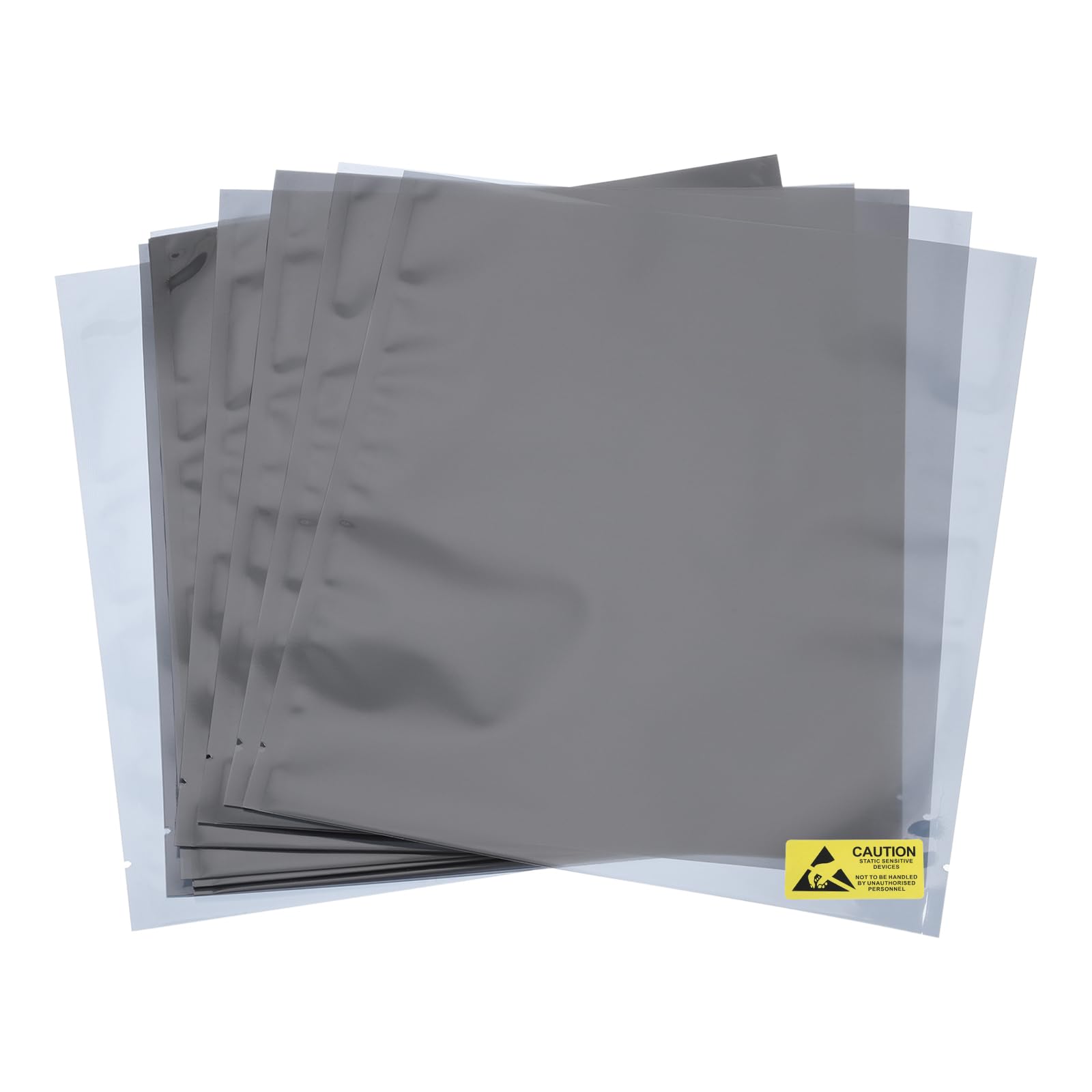 MECCANIXITY 20Pcs Anti Static Bags ESD Shielding Bag Flat Open Top Anti Static Bag for Electronic Devices 8x9 Inch(205x225mmm)