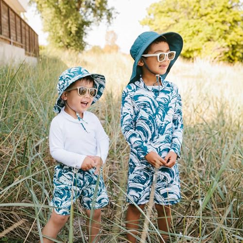 Image of JAN & JUL UV Swim Shorts and Long Sleeve UV Shirt for Toddlers