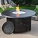 Stanbroil Cast Aluminum Fire Pit Lid, Rust-Free Lid for Outside Fire Pit or Table, Lazy Susan for Agio and TK Classics