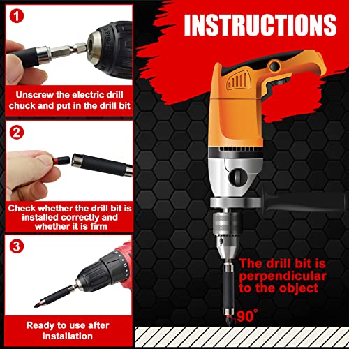 Image of YIYITOOLS Screwdriver Bit Set 45 Piece, Impact Driver Bit Set for Drills and Drivers, Assorted Steel Drill Bits in Storage Case for Wood Metal Cement Drilling and Screwdriving,YY2020051
