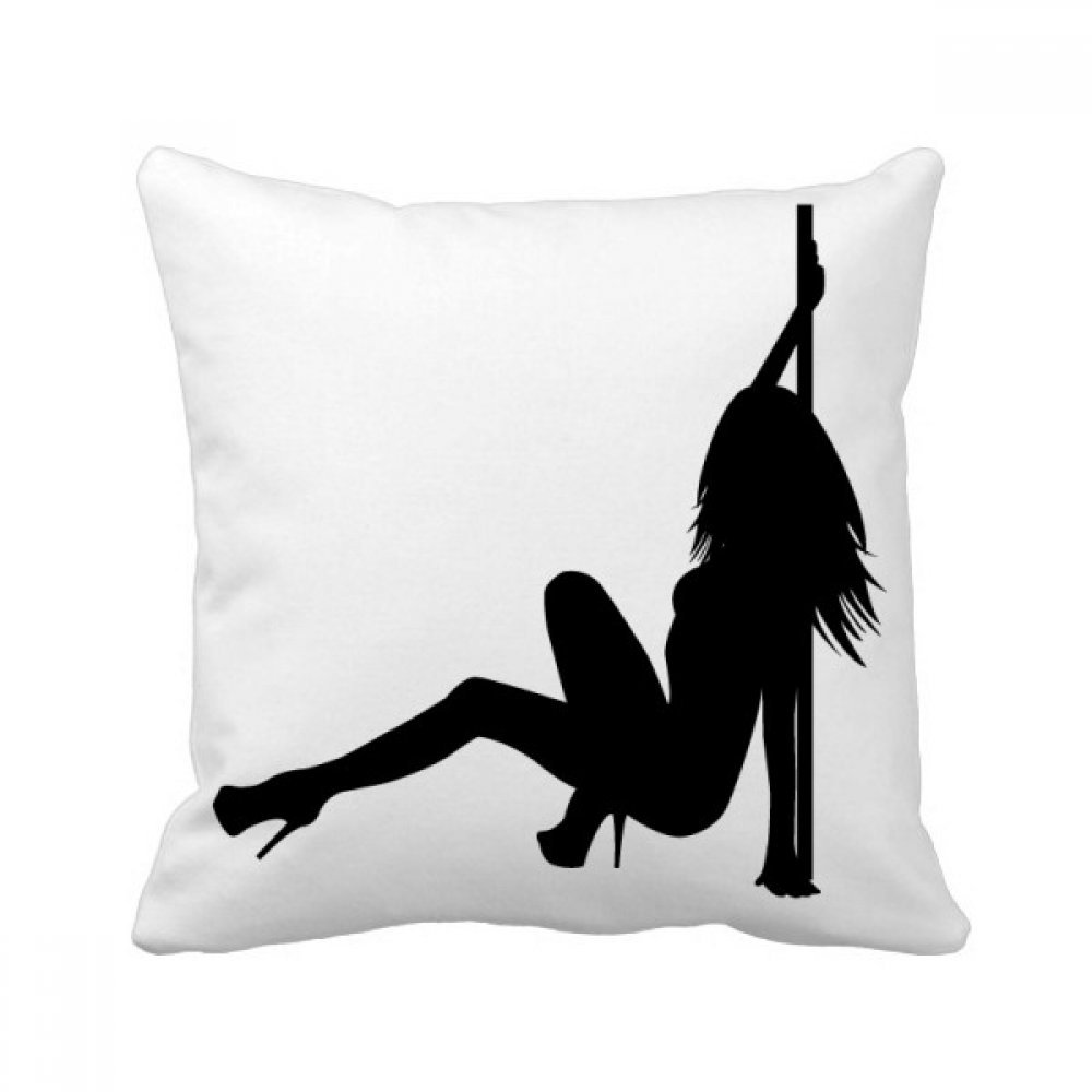 Tuyau Dance Performance oreiller multicolore 40x40cm pour canapé salon