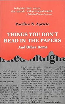 Paperback Things You Don't Read In the Papers and Other Items [Philippine Import] Book