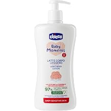 Chicco Body Milk for Children Lightweight with Natural Ingredients Moisturises the Skin Non-Greasy Light Texture and Absorbs Quickly 500ml