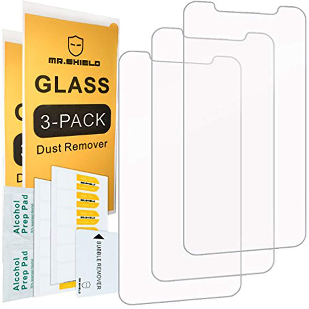 [3-Pack]- Mr.Shield for iPhone 11 Pro [Tempered Glass] Screen Protector [Japan Glass with 9H Hardness] with Lifetime Replacement