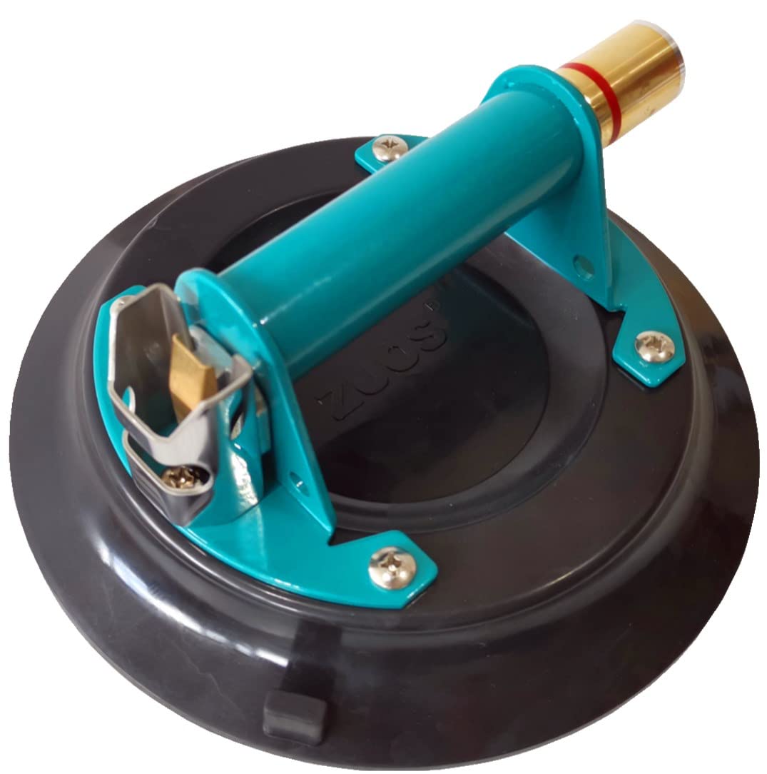 ZUOS 9" Vacuum Concave Suction Cup for Granite & Glass Lifting, Glass