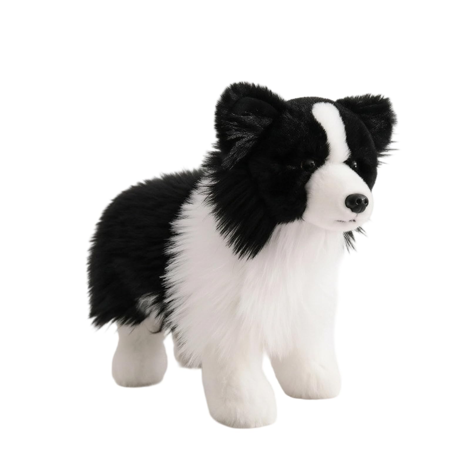 Amazon.co.jp: Qialexicon ボーダーコリーのぬいぐるみ ふわふわ 犬の