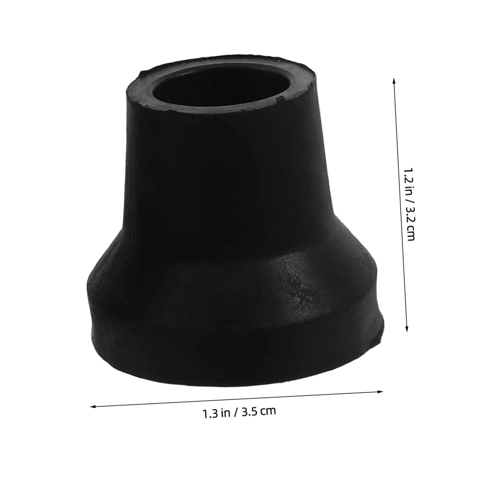 FOMIYES Rubber Mat 16mm Non-Slip Cane Tips Universal Replacement Cane Bottom Tips