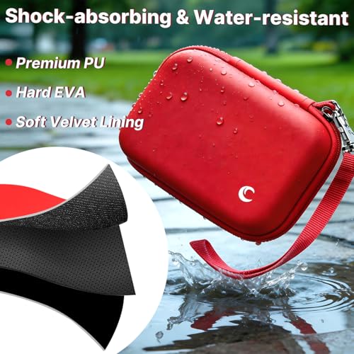 Funda rígida para cámara KODAK PIXPRO FZ55 FZ45 roja miniatura 5