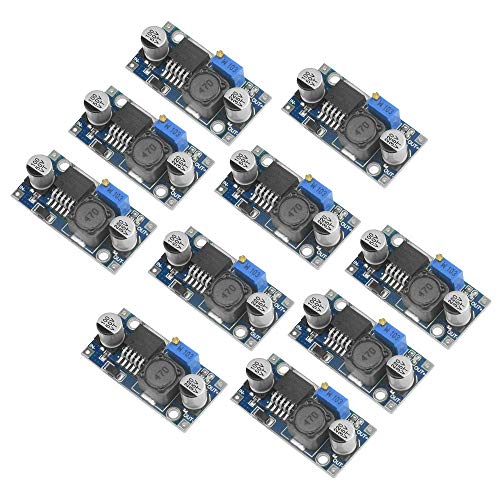 WMYCONGCONG 10個 3A DC-DC 降圧コンバータ LM2596用 小型調整可能可変電源モジュール 降圧電圧レギュレータ 3V～40Vから1.5V～35V