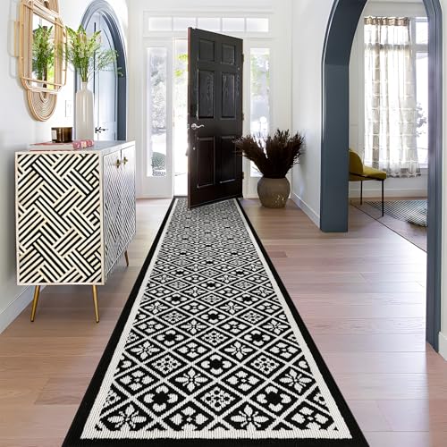 Ileading Hallway Runner Rug 2.6'x12' Non-Slip Entry Mat