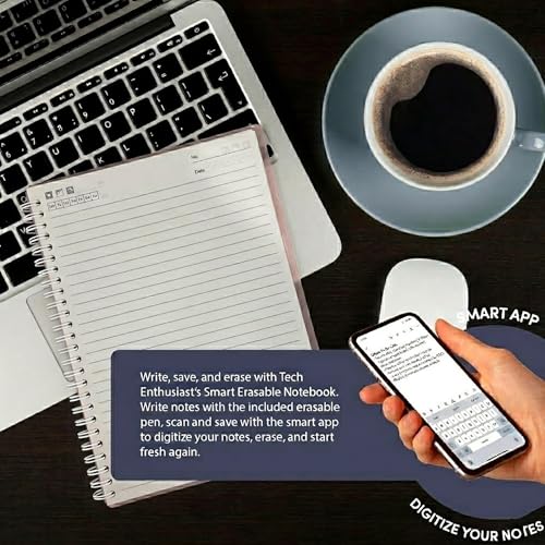 Tech Enthusiast Smart Erasable Notebook (Letter, Lined, 100 pages) — view 2