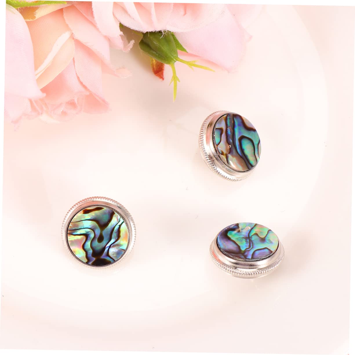 ibasenice 9pcs Trumpet Button Buckle Piston Button Snap Cover Musical Instrument Accessory Replacement for Trumpets and Other Instruments and Tool