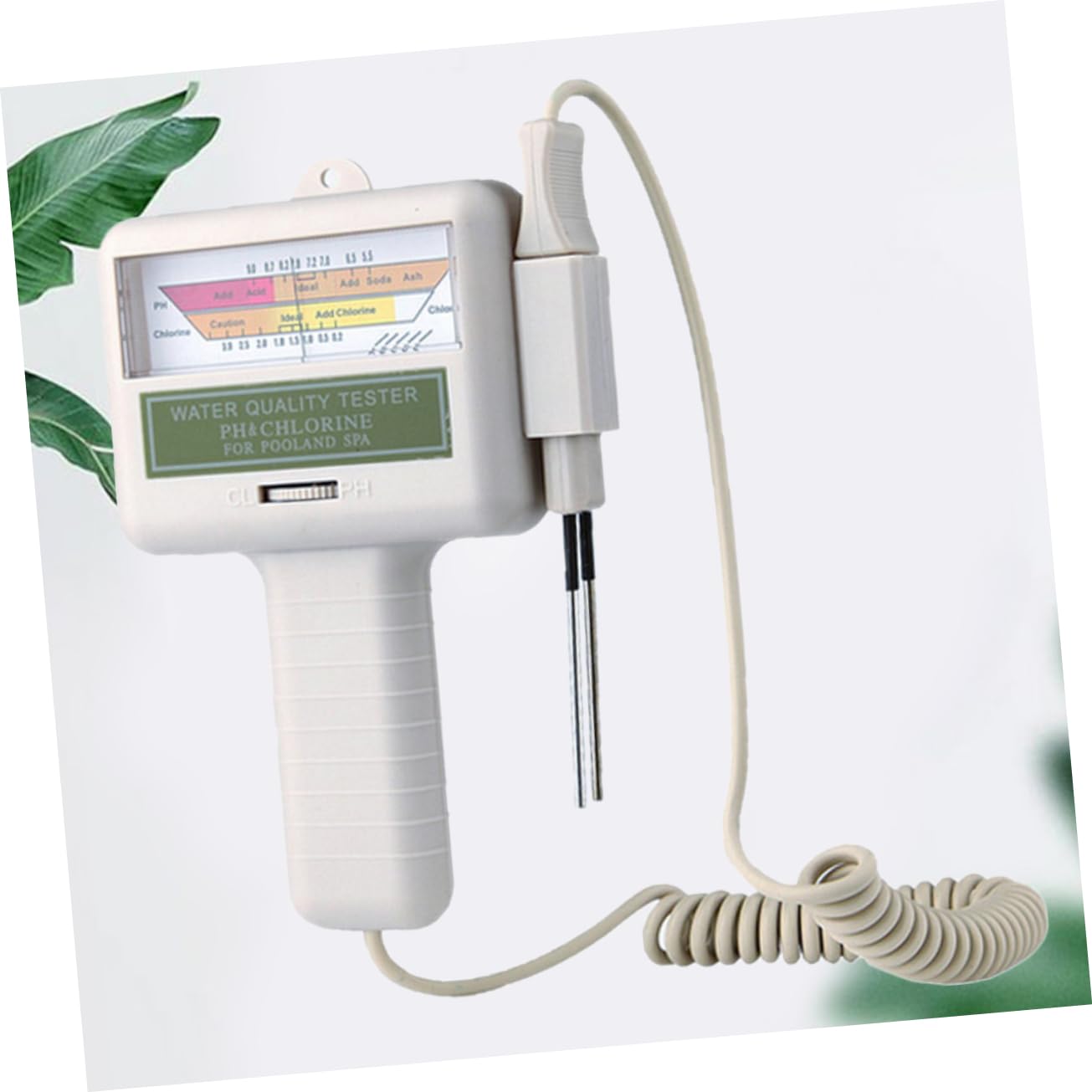 Analizador de Calidad del Agua Pc101 para Piscinas, Abs Aleación, Blanco