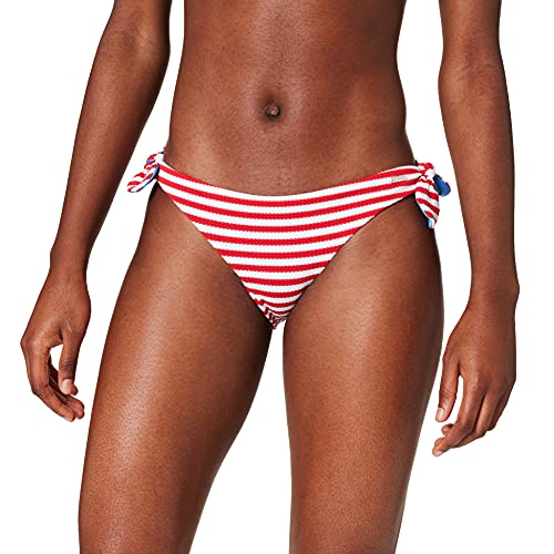 Sylvie Flirty Swimwear Damen Bikinihose Bedia, Rot (Red/White Stripes...