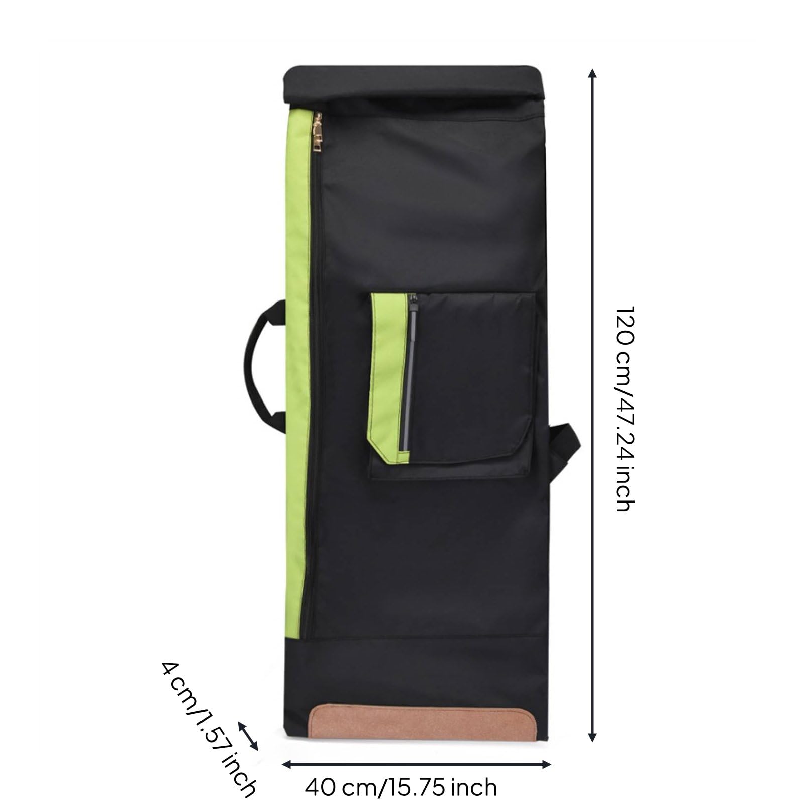 Perfeclan Mochila para Skateboard Mochila Bolsa Estuche Portador con Arnés Acolchado Alivio de Carga en Hombros Espacio 36-55L Refuerzo de Protección Tejido