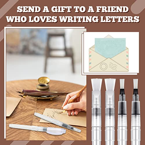 2 Pack Envelope Moistener And 4 Pack Pencil Style Moistener Stamp Envelope Moistener Mailing Letter Sealer Envelope Sealer For Office Classroom, Clear #TOP5