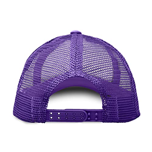 Boné infantil ajustável DALIX para meninos e meninas, Purple-white, 3X-Small