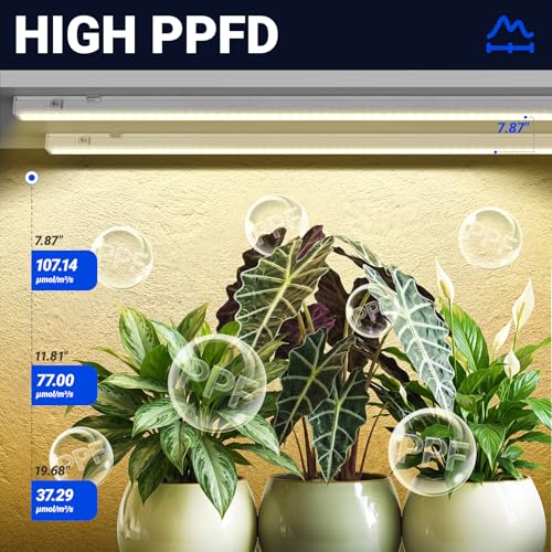Image of Barrina T5 Grow Light, 5W 1ft Plant Lamp for Indoor Plants, Yellow, 8 Packs