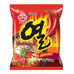 [OTTOGI] Yeul Ramen SUPER SPICY, Korean Style Instant Noodle, Traditional Korean instant ramen extreme super hot ramen…