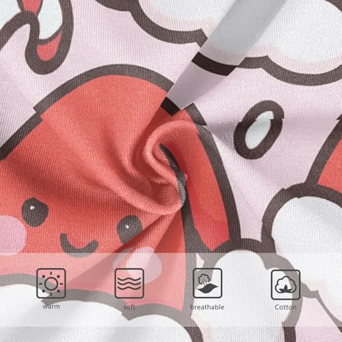 Girls' Cotton Briefs Breathable Toddler Underwear for Kid Santa Hats3