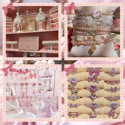 Image of SMUOBT Mystery Jewelry Jar Bundle - Surprise Vintage Jewelry Box for Women,Gift Jewelry Set (Necklace, Earrings, Rings,Kracelet,Keychain) - Unique Birthday Gift for Women