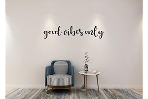 Good Vibes Only Inspirational Wall Decor