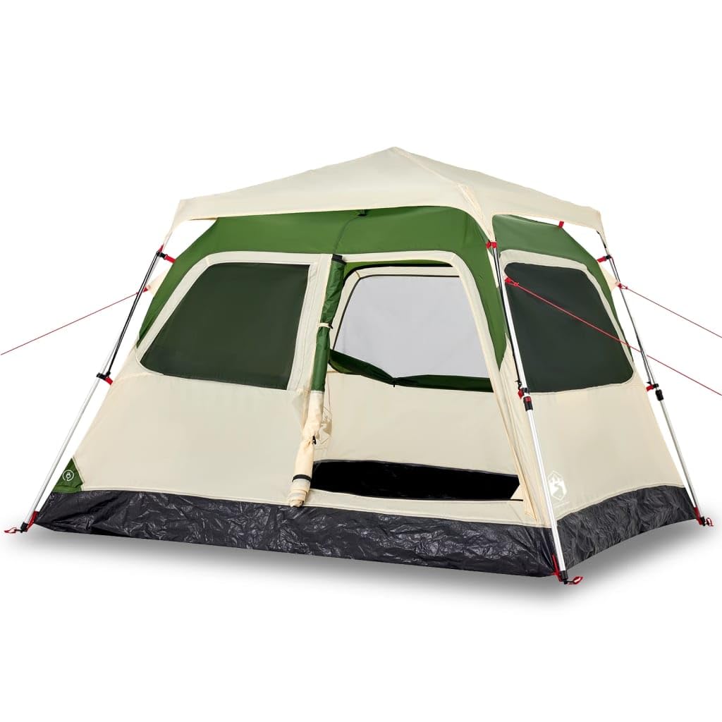 Namiot festiwalowy, namiot biwakowy, turystyczny, kempingowy, kopułowy, rodzinny, 6 osób, niebieski, Quick Release na kemping, podróż, trekking, do ogrodu