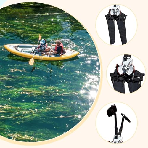 FytStycale Kayak Pedal, Fishing Boat Pedal Drive, Utility Multipurpose Professional Sturdy Board Pedals Inflatable Surfboard Flipper, - Thumbnail 2