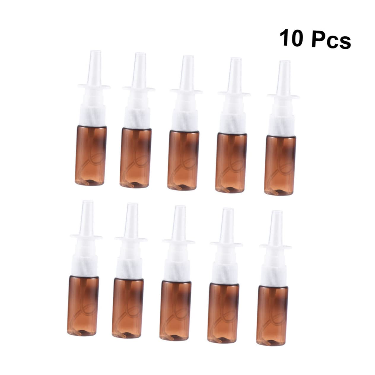 POPETPOP 100pièces Bouteilles De Spray Recharges Pet Marron Pulvérisateurs De Brume Fines Pour Voyage Et Usage