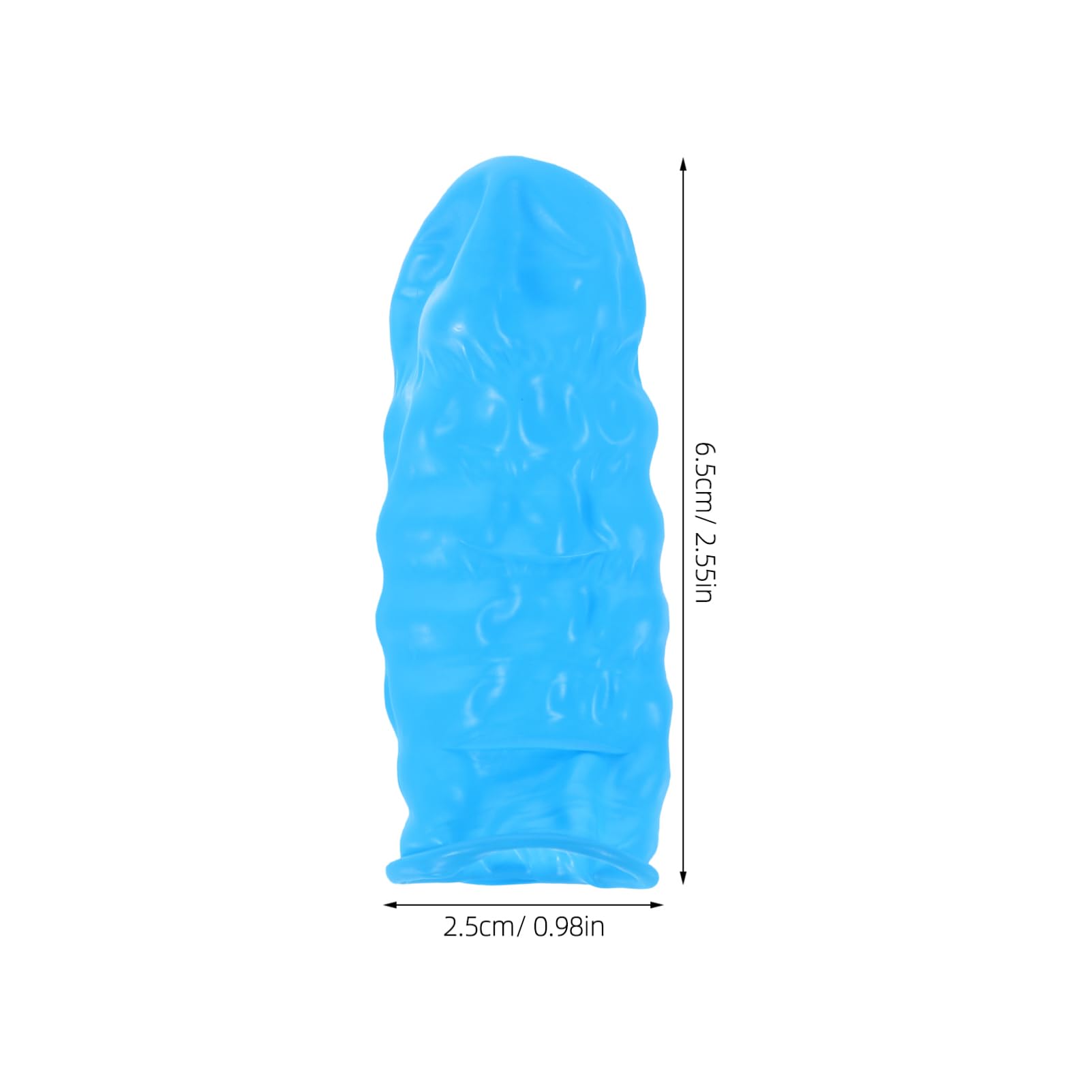 Balacoo 100Pcs Nitrile Finger Coats Static Protective Covers for Electronic Work Comfortable and Durable Finger Protectors for Garden Industrial Use and Nail Care