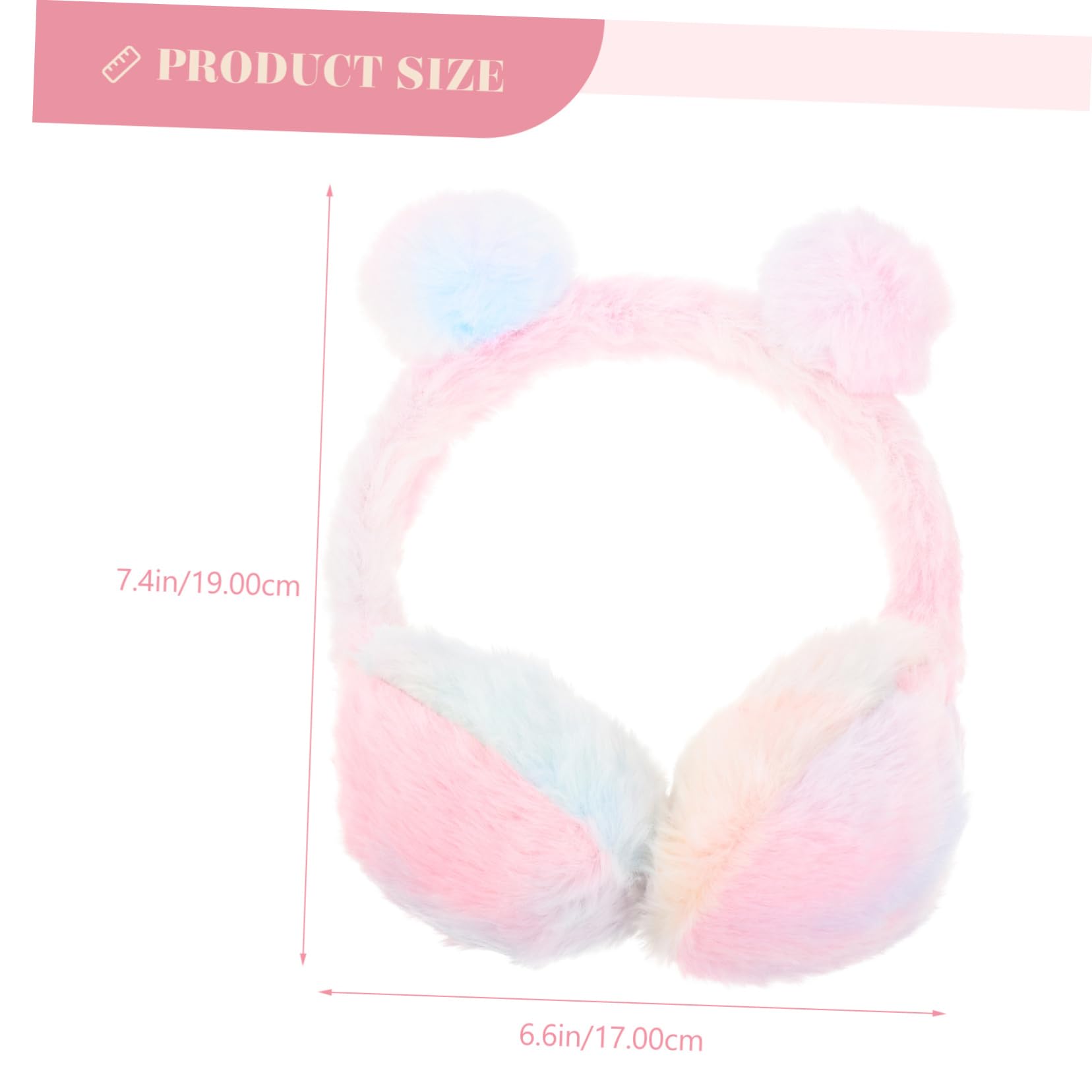 FOMIYES Soft Warm Earmuffs Comfortable Winter Ear Warmer for Boys and Girls Adults Portable Ear Cover Perfect Present Occasion