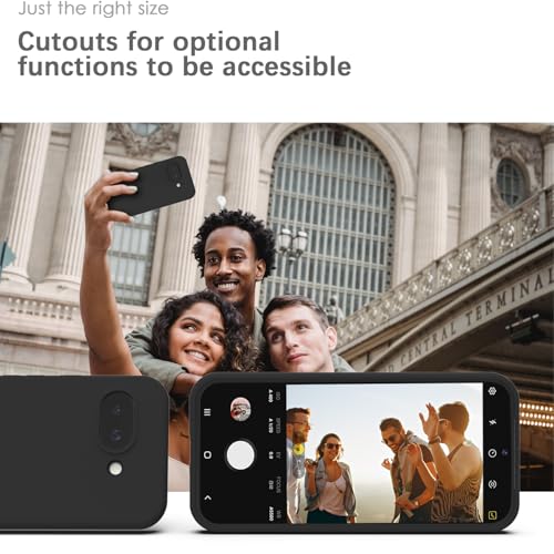 Image of Silicone Back Cover Case for Google Pixel 10a | Slim & Anti-Scratch | Camera Protection | Matte Finish - Black