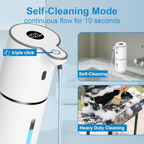 Image of Zollyss Automatic Soap Dispenser for Bathroom & Kitchen (White)