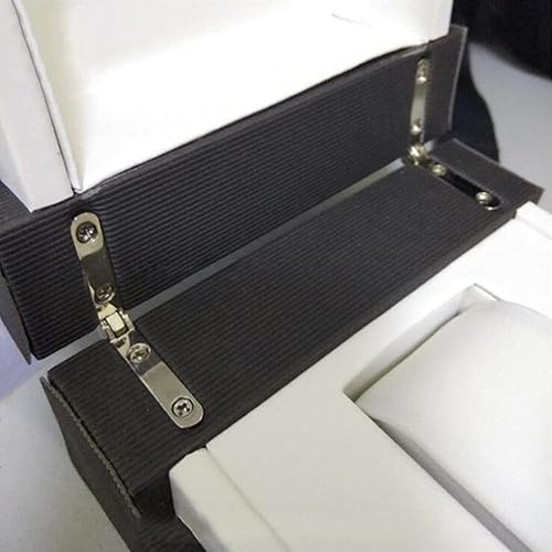 Miniatura 4 de Bisagra de aleación de zinc de 90 grados para caja de madera, regalo de vino, joyero, accesorios, bisagra de cadena de soporte angular, 6 piezas con