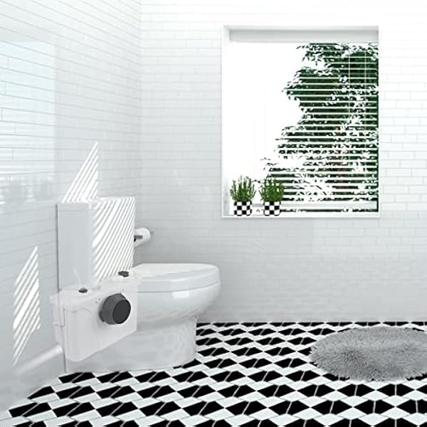 Vigevee Vuilwaterpomp, 700 W, fecaliënpomp, 190 l/min, 4-in-1 vuilwater, afvalwater, fecaliënpomp voor toilet, wasbak, zeer stil