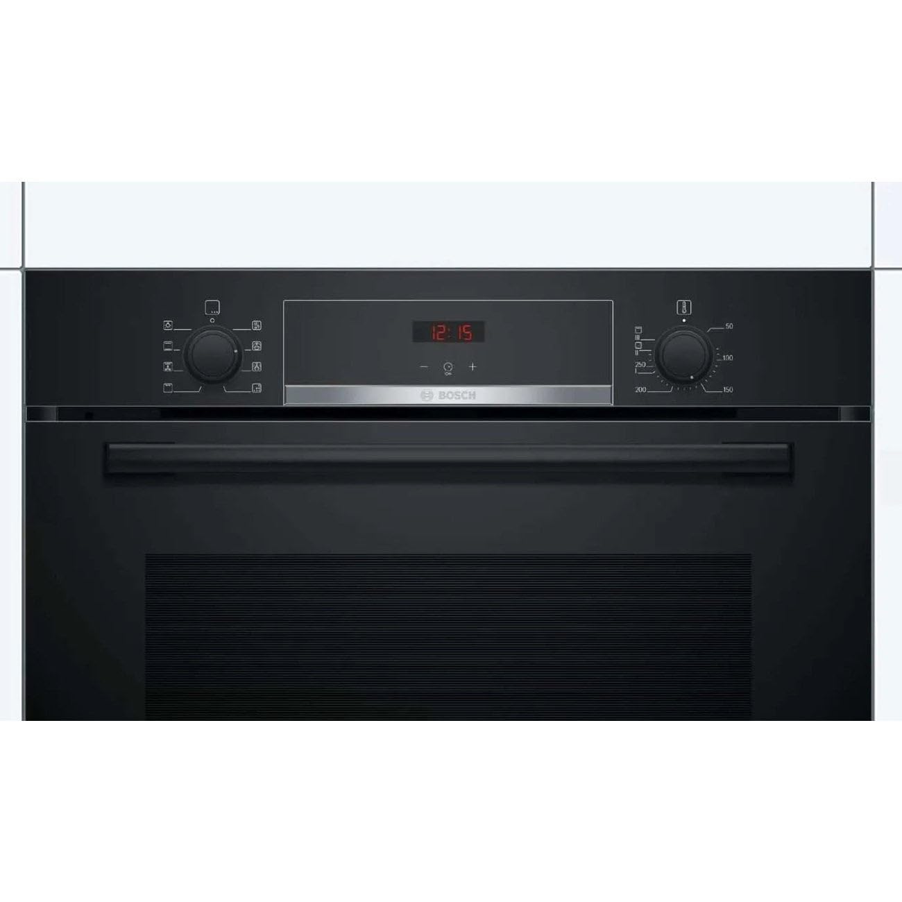 Bosch HBA553BA0 Four intégrable Série 4 - Four multi-fonctions - EcoClean - 3400 W - Grande capacité de 71L - Noir