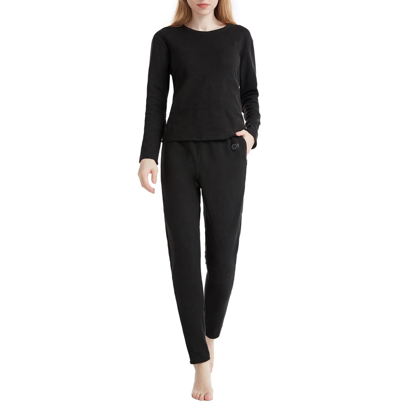 Beheizbare Thermohose mit Akku für Extreme Kälte Winterbekleidung Thermofleece Unterwäsche Indoor Outdoor Aktivitäten