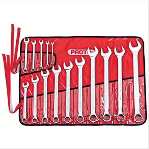 9 Piece Full Polish Metric Combination Wrench Set 12 Pt #TOP3
