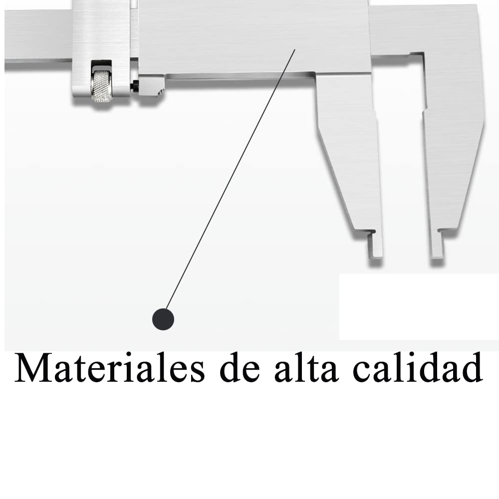 Calibro Analogico Vernier in Acciaio Inox 150mm 6 Pollici di Precisione