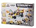 Bo Toys R/C 10 in 1 Race Cars Building Bricks Radio Control Toy, 198 Pcs DIY Kit with USB Rechargeable Battery, Construction Build It Yourself Toys