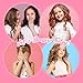PinkSheep Jewel Rings for Kids 24pc Adjustable No duplication Girl Pretend Play and Dress Up Rings