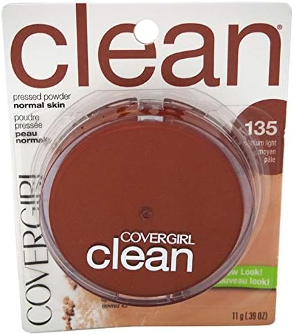 Covergirl Clean Pressed Powder, 135 Medium Light
