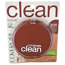 Covergirl Clean Pressed Powder, 135 Medium Light