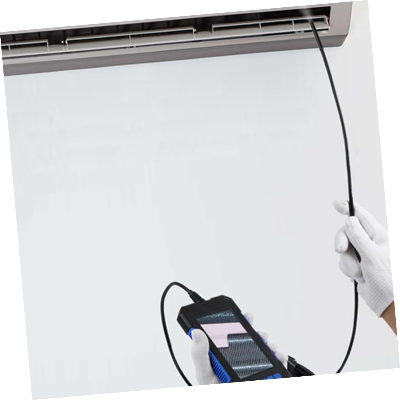 1set Flexible Digital Borescope Camera Tool Display for Pipeline and Vehicle Inspection Handheld Design Led Lights for Clearer Visibility