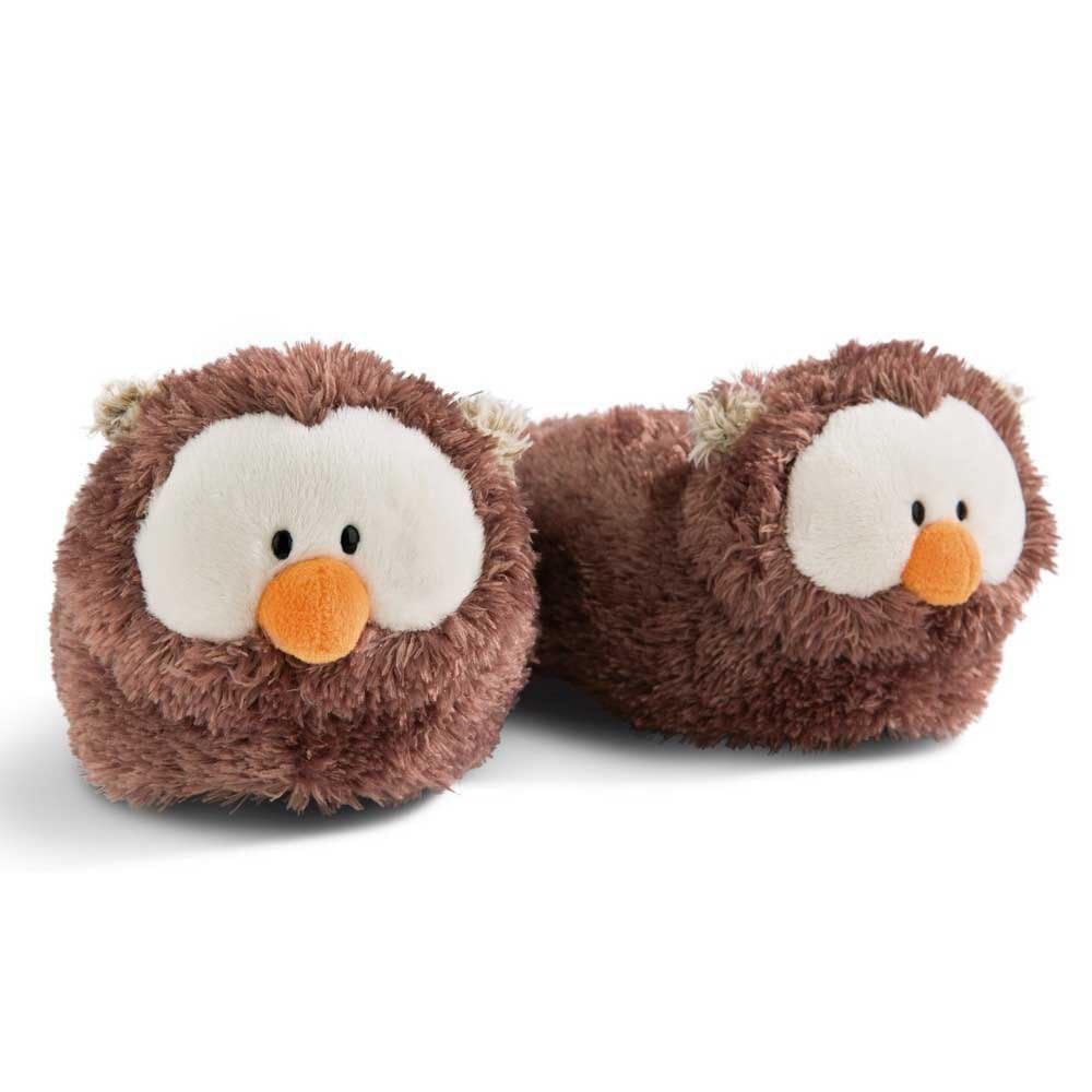 Zapatillas De Casa En Forma De Oso Finni NICI - Tallas 40-43 (L), Color Gris, Peluche Cálido Con Suela Antideslizante