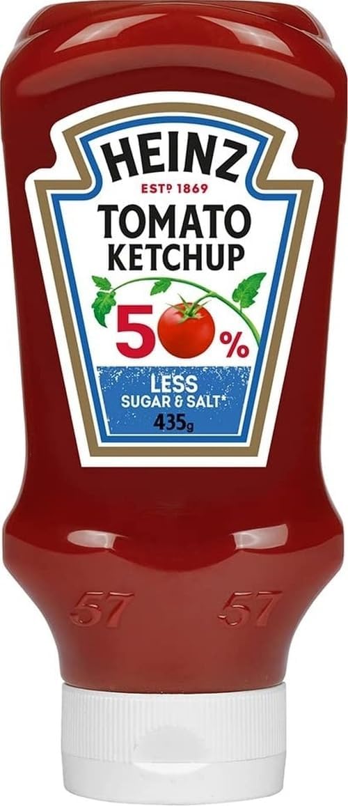 Tomato Ketchup 50% Less Sugar & Salt 435g