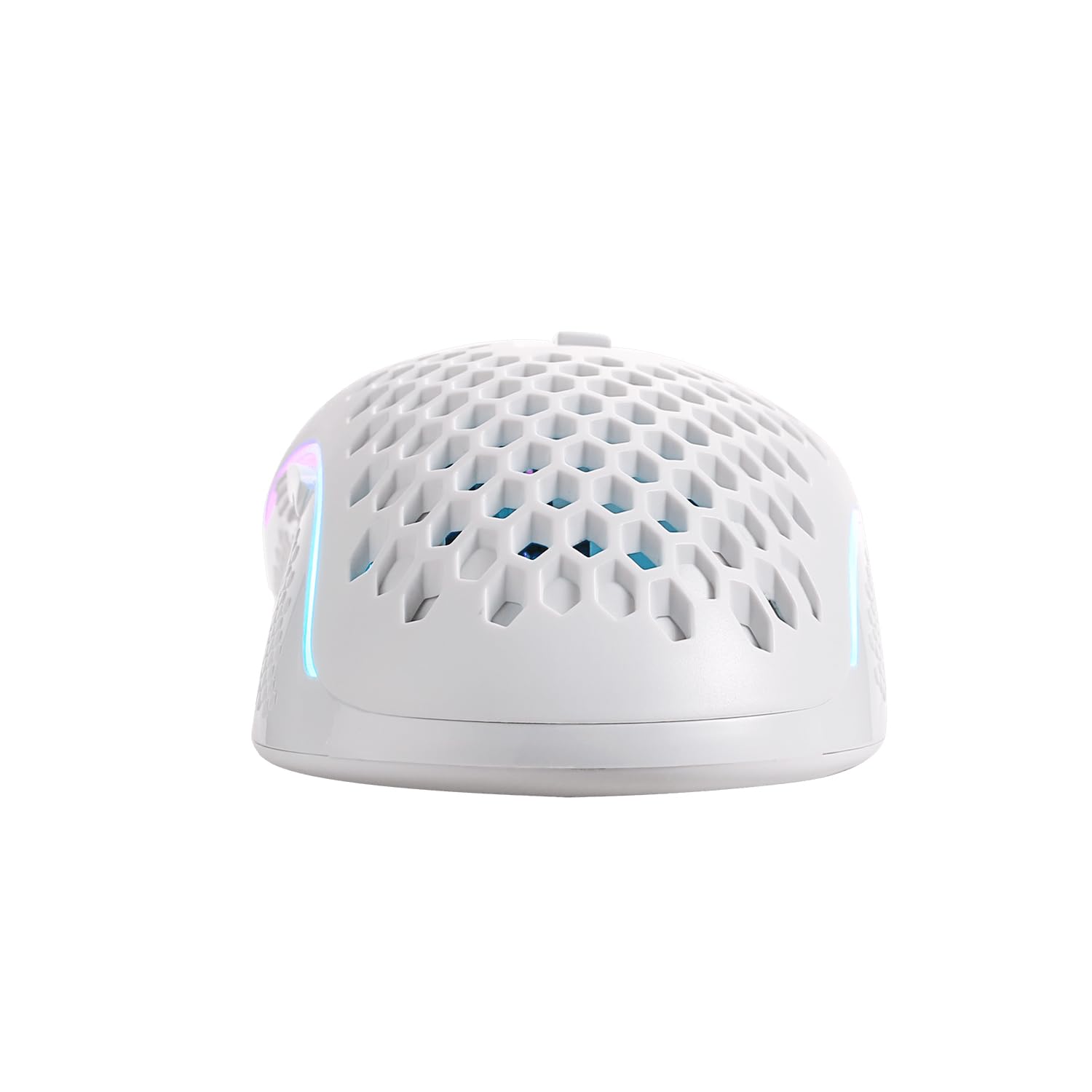 REDRAGON Mouse Gamer Storm Pro M808w-ks blanc sans fil, forme de nid d'abeille, sans fil, 2,4 GHz, dongle USB/câblage USB, 16 000 dpi - 8 boutons programmables