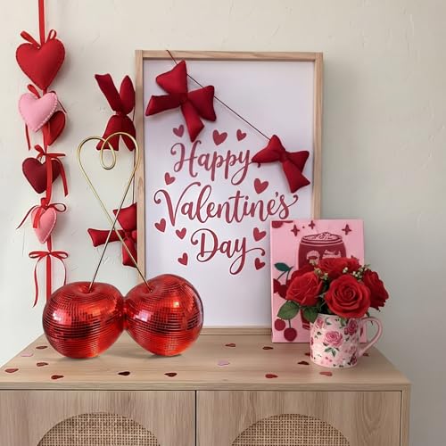 Kathfly Cherry Heart Disco Ball