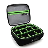 STASHLOGIX Smell Control Bag with Combination Lock Smell Free Storage Bag: The Silverton (Medium-Black)